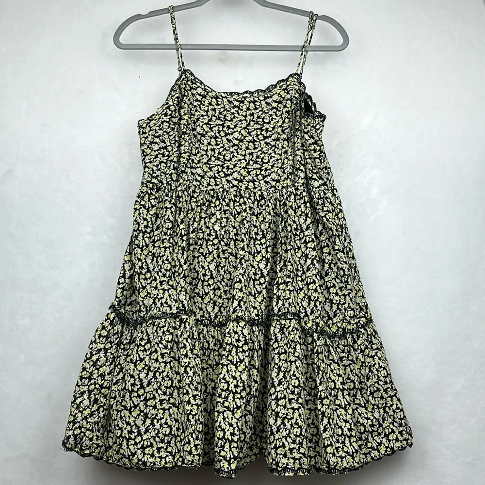 Hannah Scallop Babydoll Mini Dress Sz M - Image 6