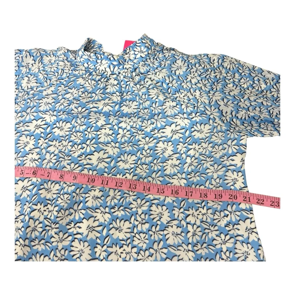 LILLY PULITZER NWT Ellielynn floral long sleeve blouse top 8 M - Image 12