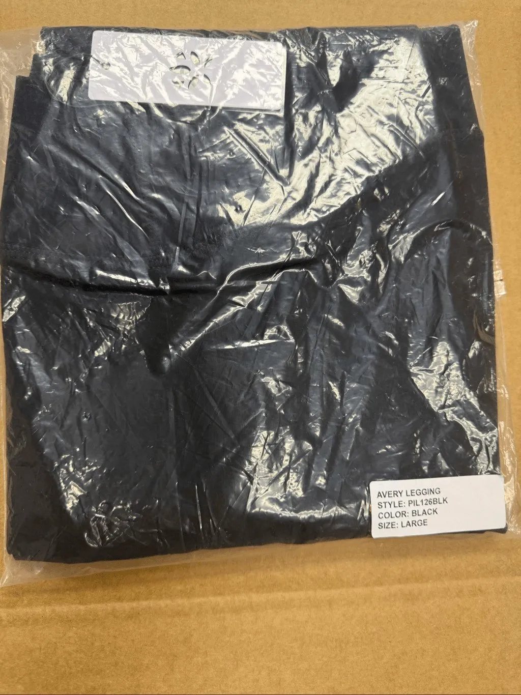 New Gigi C Avery High Waist Cutout Bonded Jersey Leggings L Black Size L - Image 2