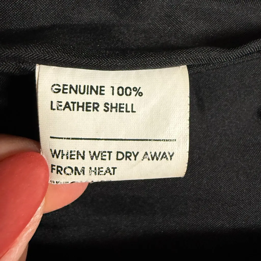 VTG Leather Jacket Black Size undefined - Image 6