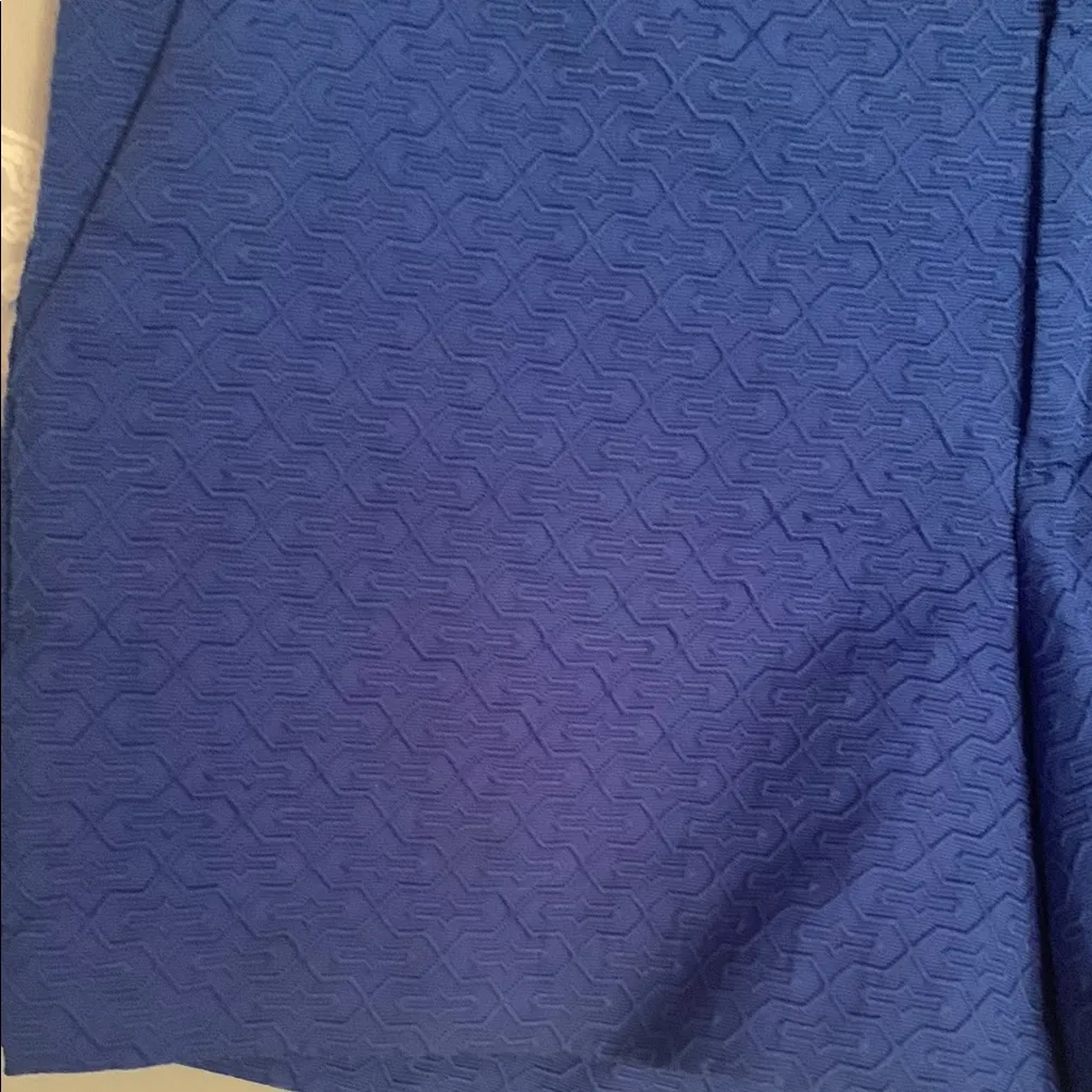 Banana Republic Textured Blue Women's‎ Bermudas - Image 3