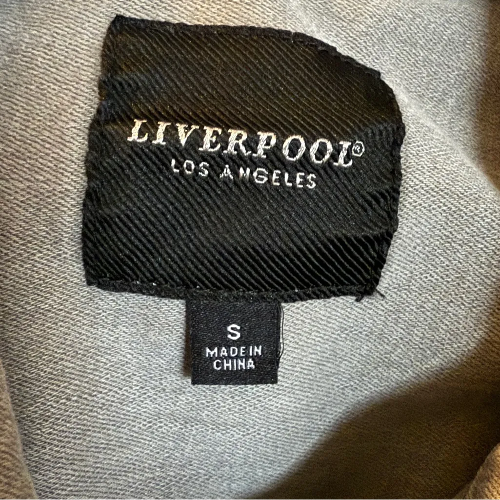 Liverpool Los Angeles Denim Jacket – Gray – Women’s Size Small - Image 6