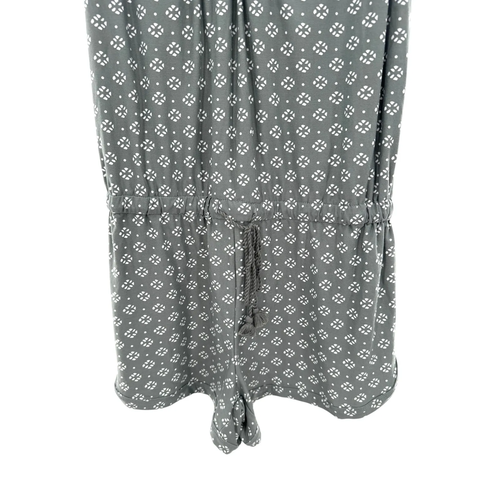 Texas‎ A&M Aggies Concepts Sport Cloud 7 Gray Sleeveless Romper Pajamas M Lounge - Image 2