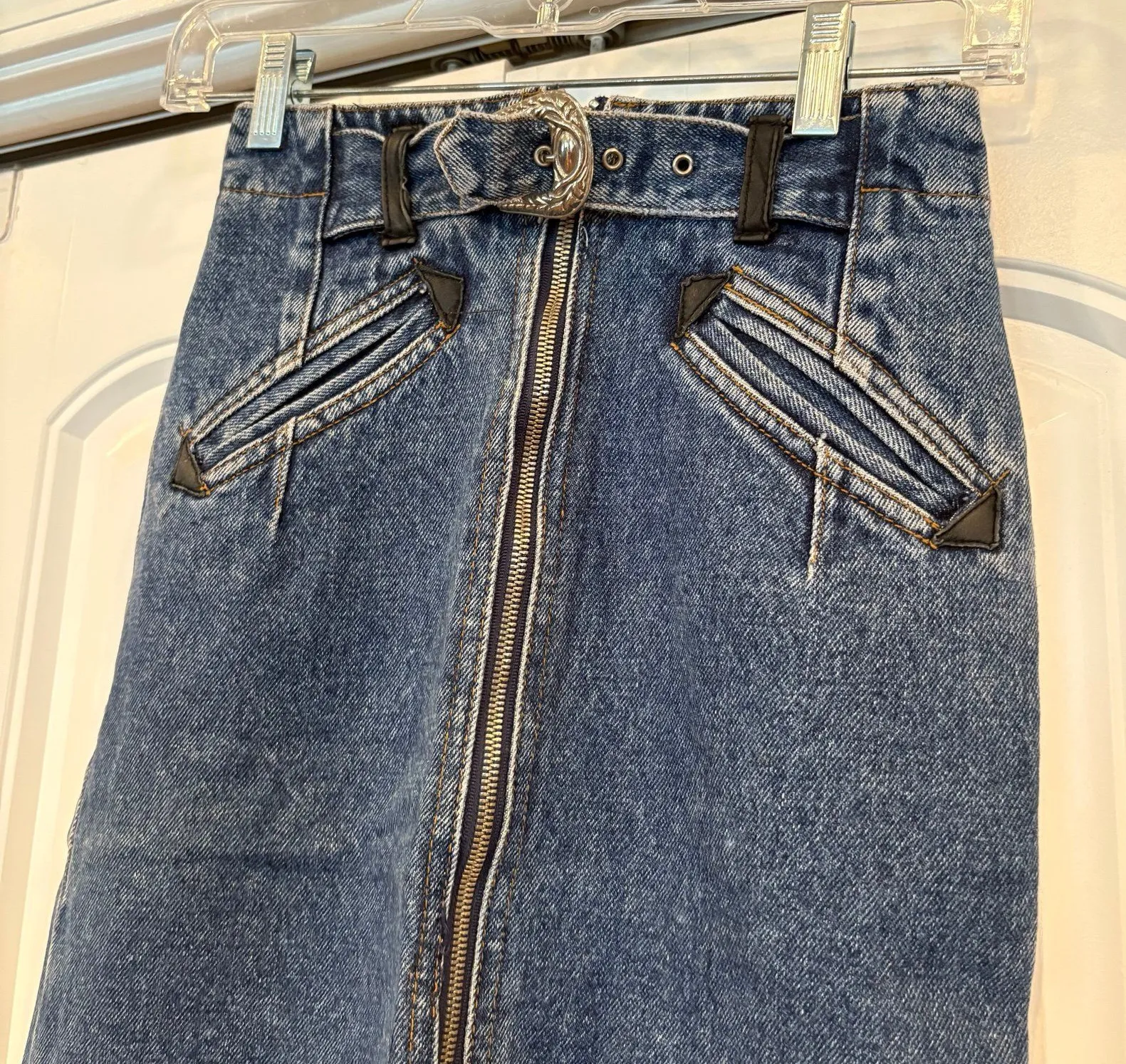 Et Vouss Denim‎ Skirt Blue Size undefined - Image 2