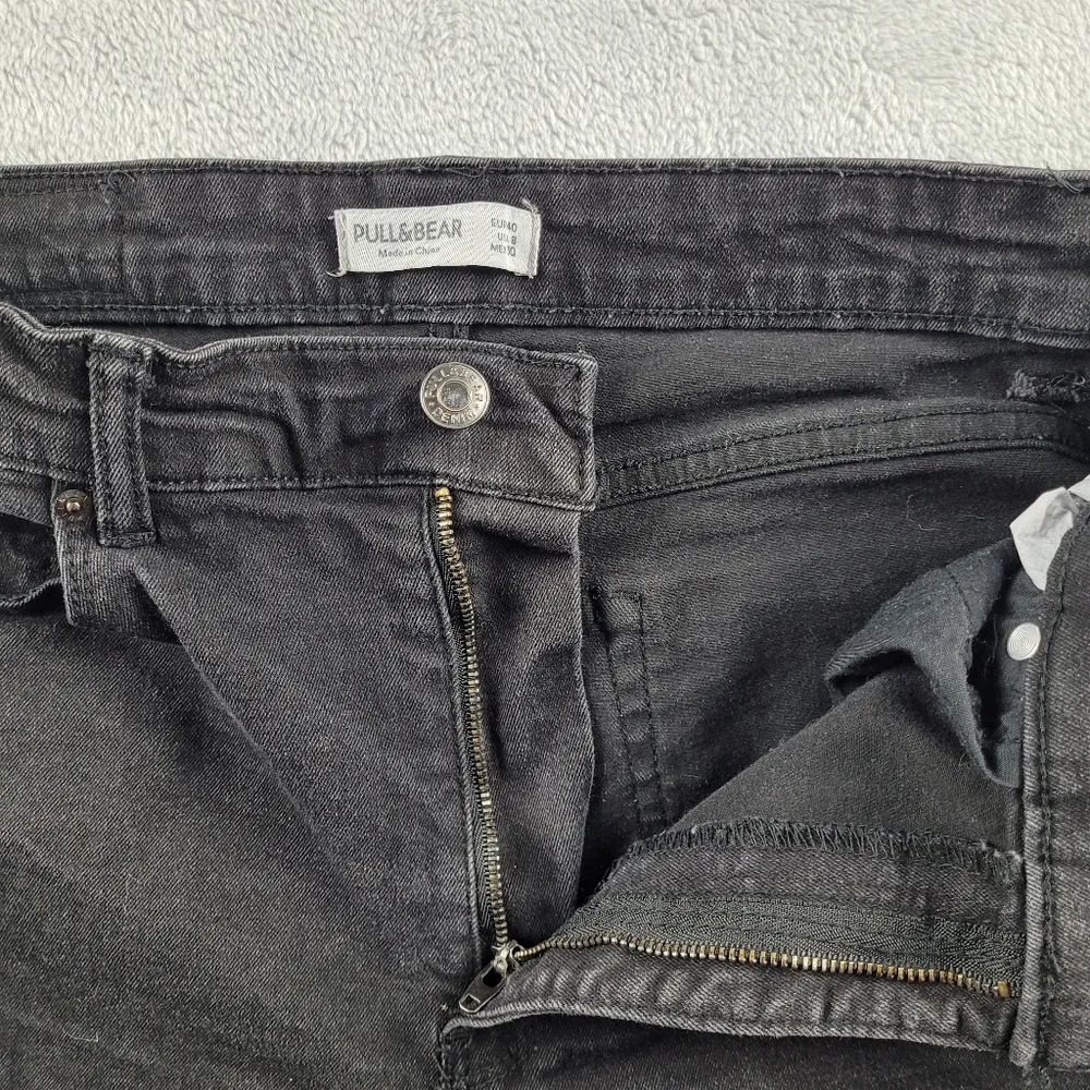 Pull&Bear Women's High Rise Flared Jeans Black Size 8 - Image 10