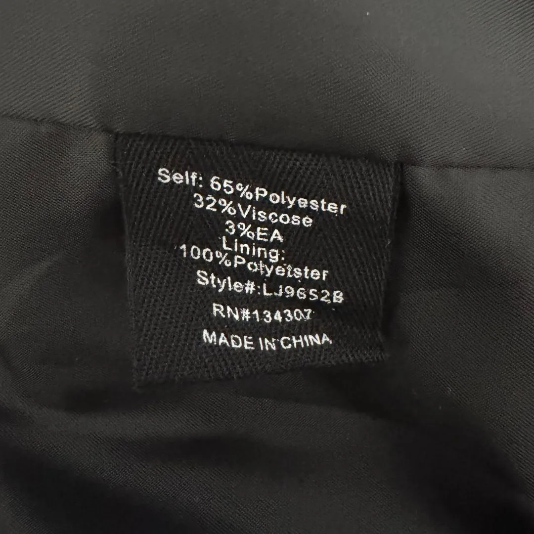 Line and Dot Gabbie Blazer Houndstooth Plaid Black Brown Chartreuse EUC Medium - Image 10