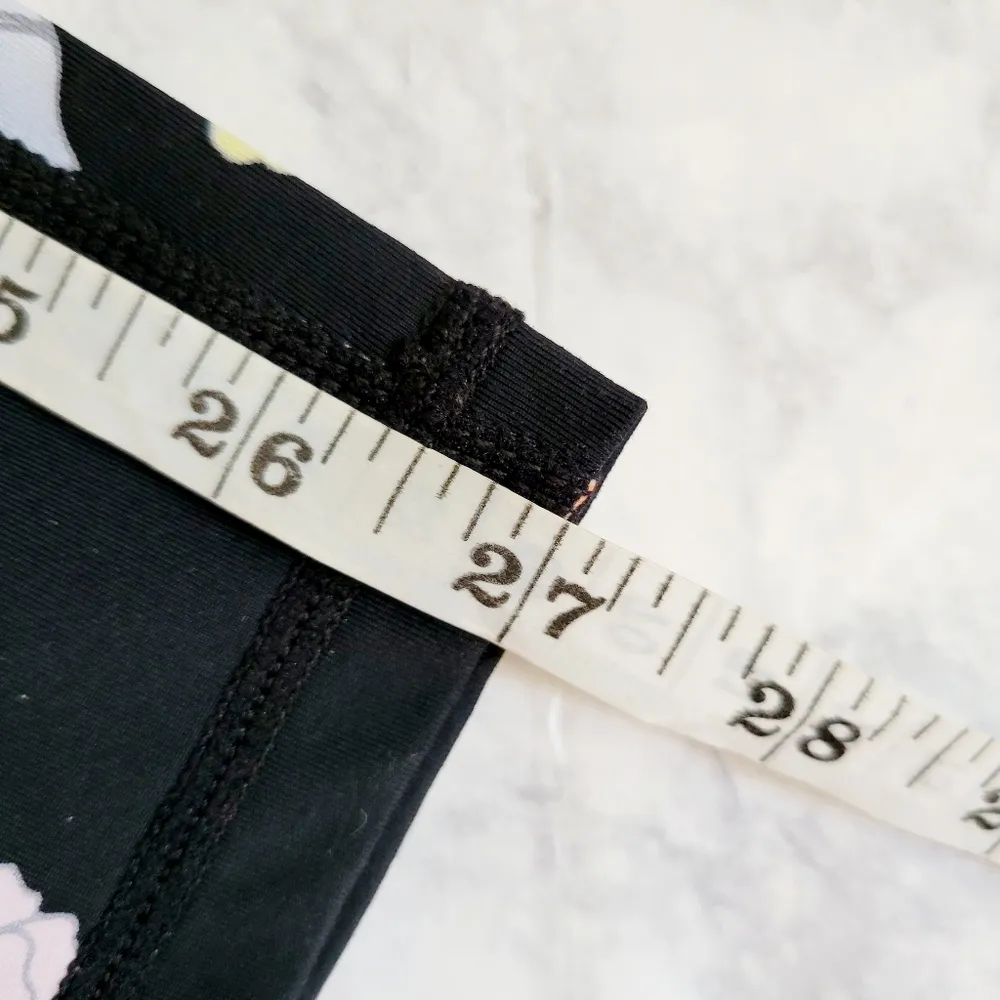 Mono B black floral leggings size small - Image 8