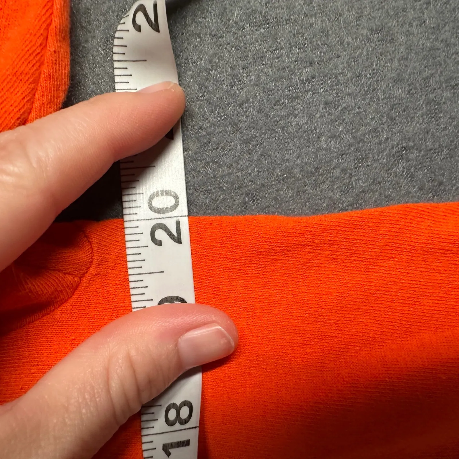 Vtg Auburn Tigers Football T Shirt Medium Russell Athletic Orange NCAA Short Slv - Image 8