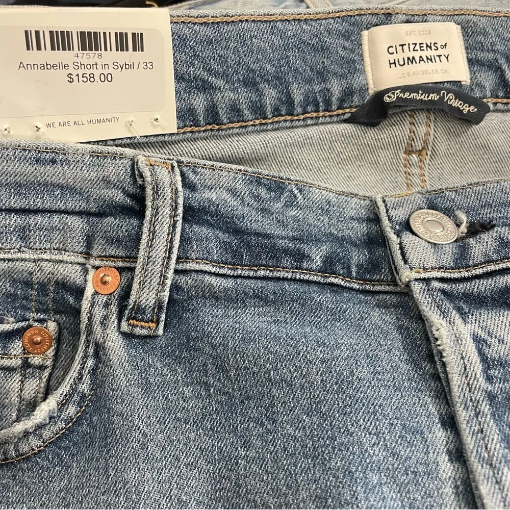 Citizens of Humanity Women’s Annabelle Vintage Relaxed Short in Sybil sz 33 - Image 6
