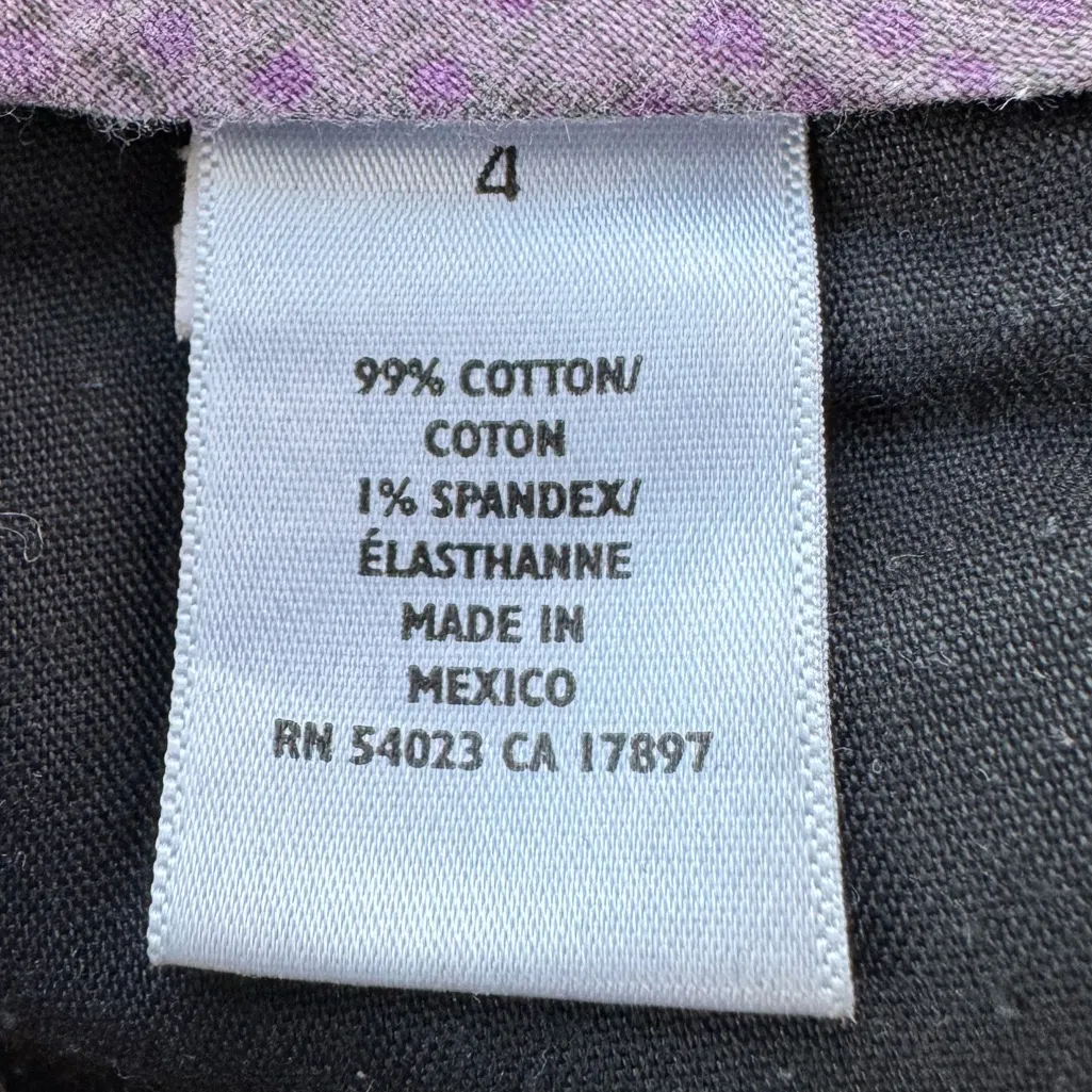 Vintage Old Navy Wide Leg Dark Rinse Denim Mid Rise Flare Wide Leg Jeans Sz 4 - Image 4