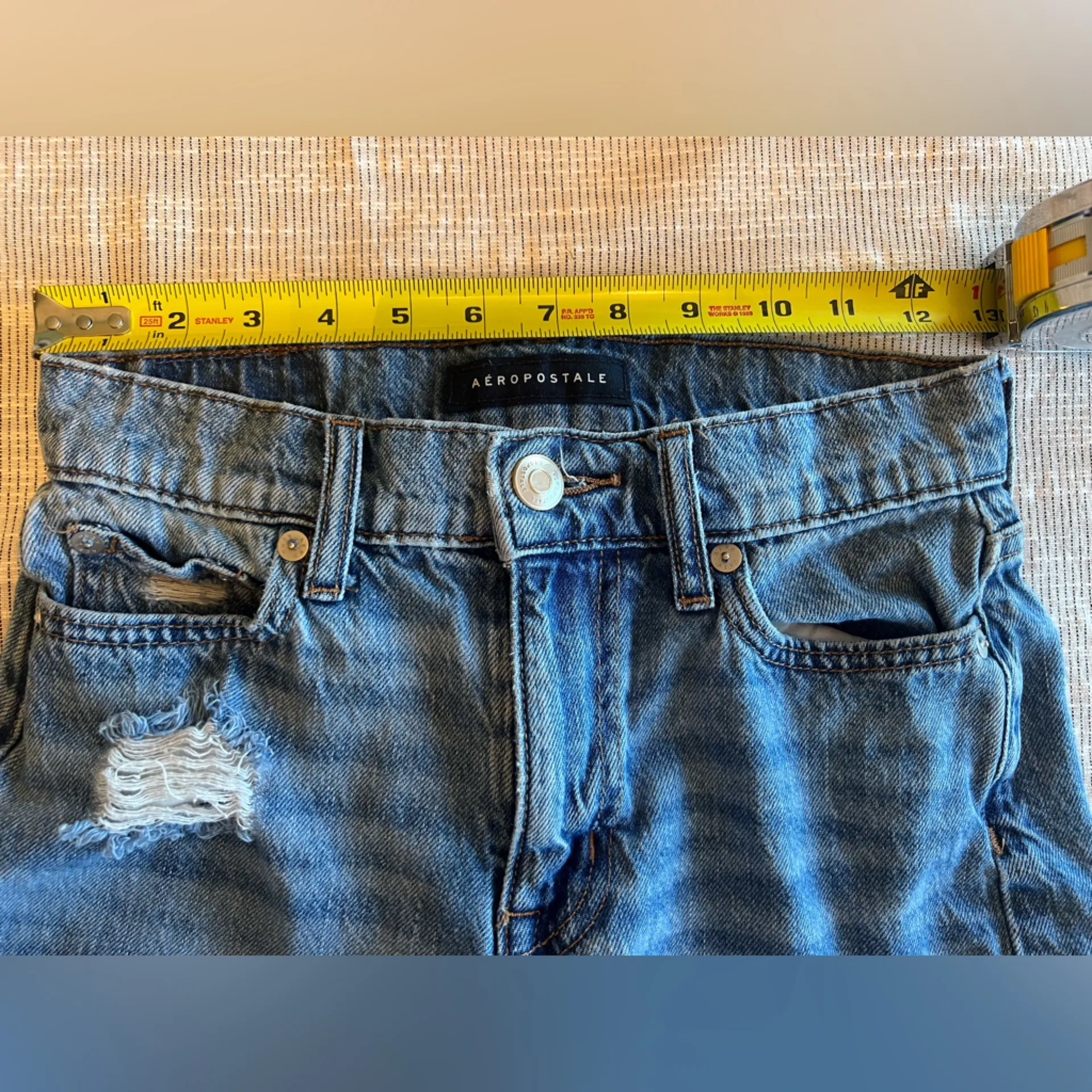 Aeropostale Distressed Mom Jeans | Size 00 - Image 7