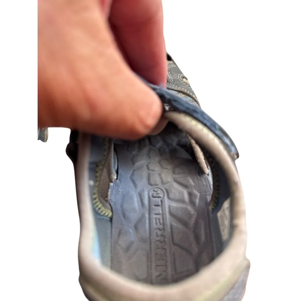 Merrell Womens Hydro leather blue gray Hiking Water Sandals Size 4M SKU 8810 - Image 10