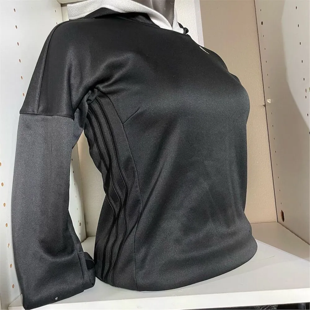 Women's Black Hooded Pullover Hoodie - Image 9