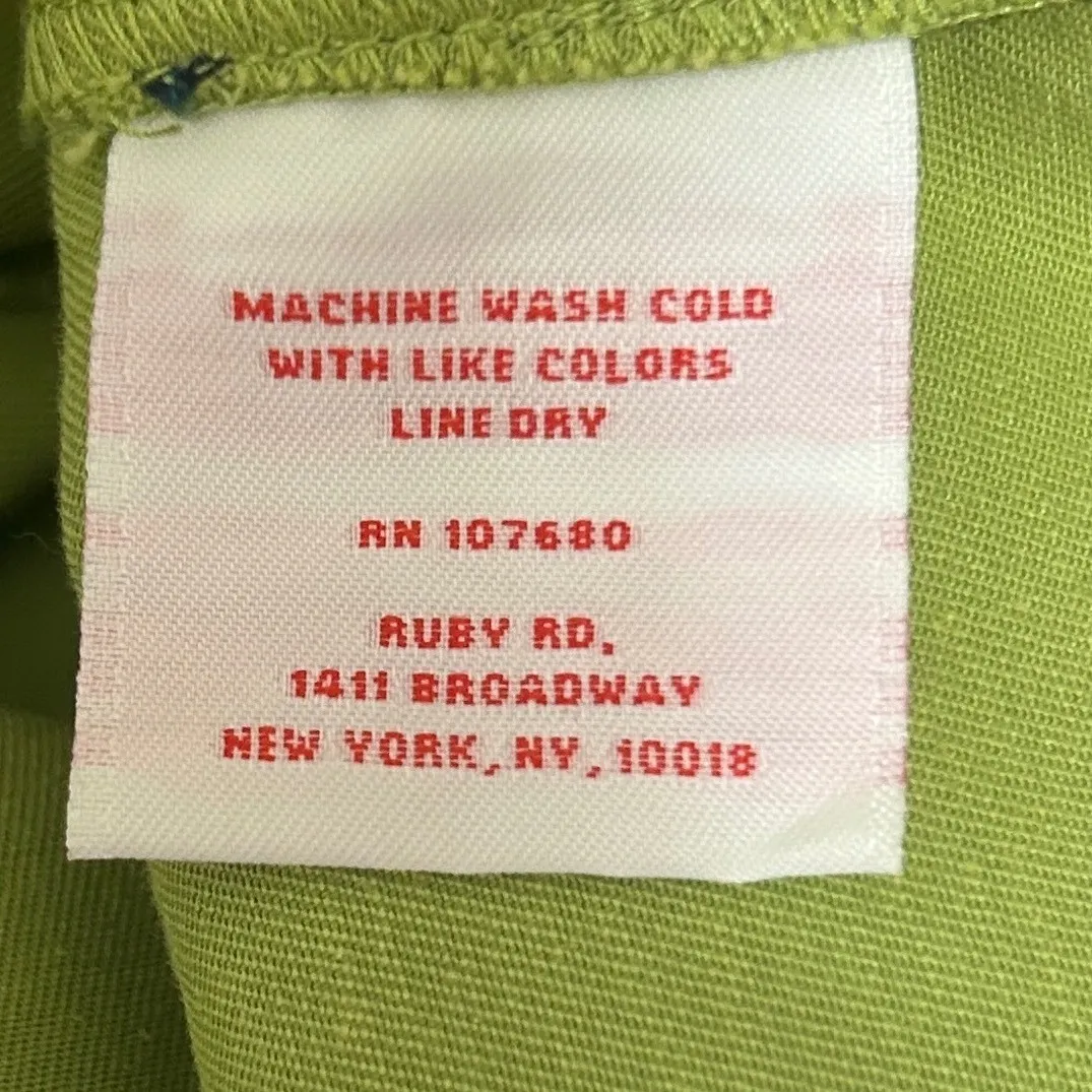 Ruby Rd Women Jacket‎ 12P Green Embellished Neck Stretch Blazer Artsy Beaded - Image 9