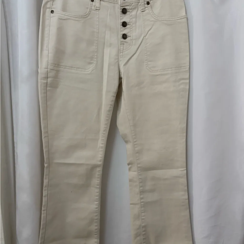 FRYE AND CO. Brown Leather Patch on Olive Fabric bundle 3 jeans 👖 Orange Size 10 - Image 8