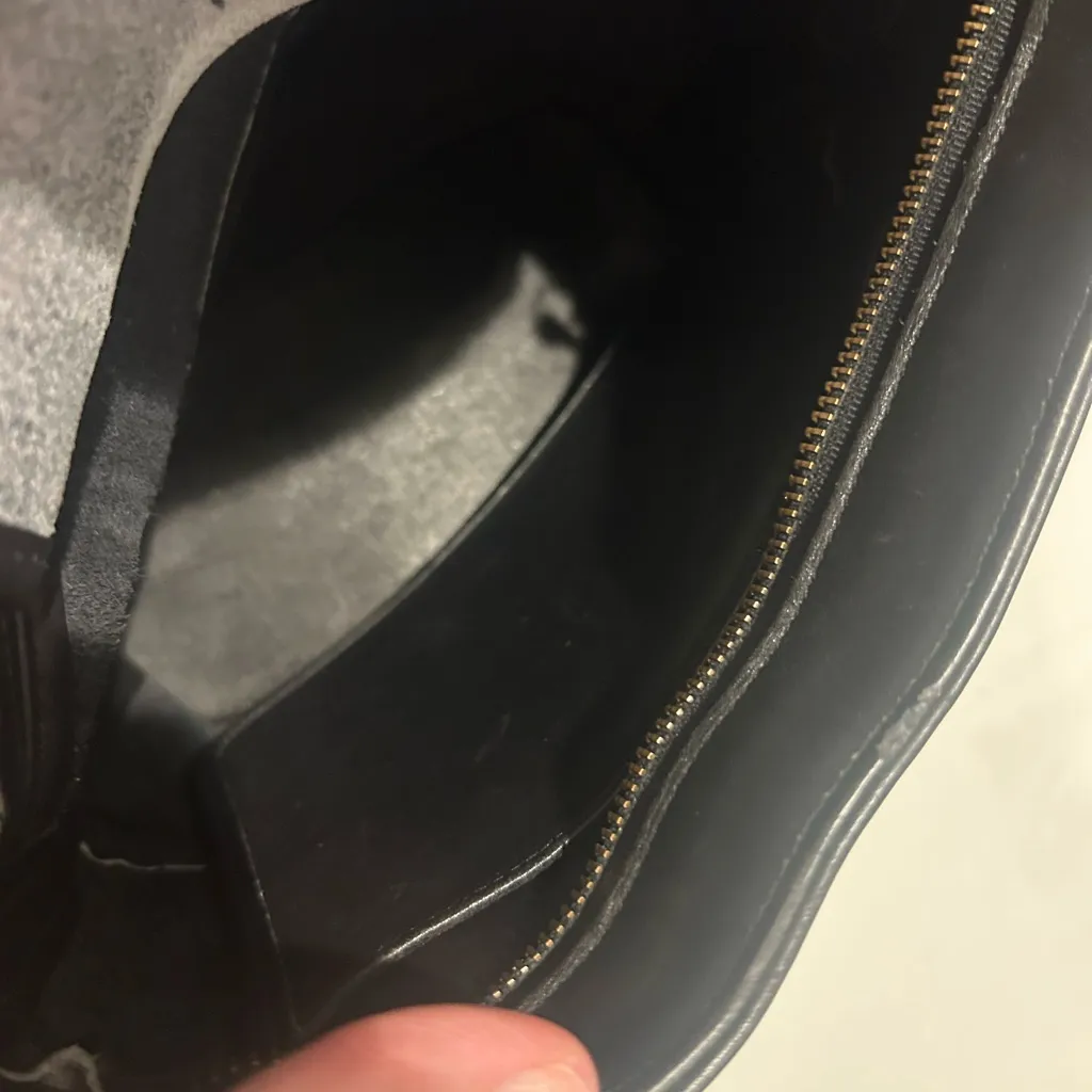 Vintage Coach black leather Tribeca Shopper shoulder bag 9098 90s y2k preppy - Image 6