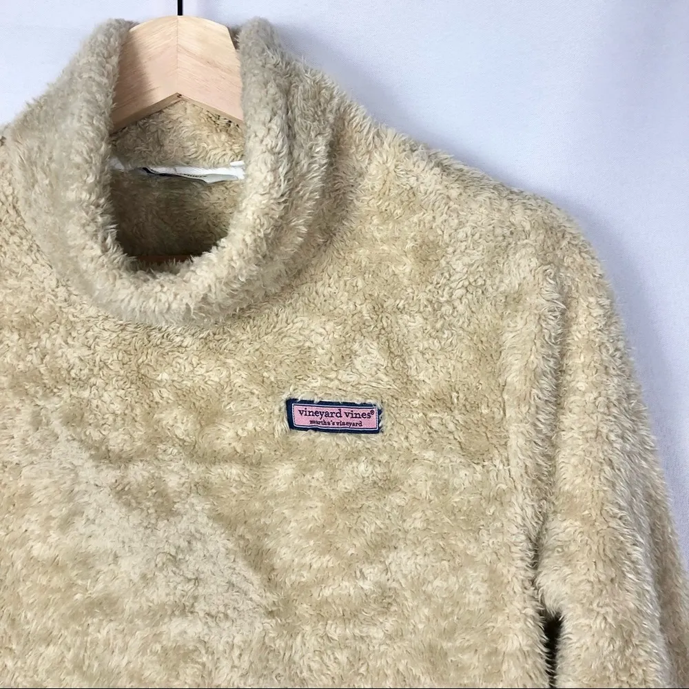 Vineyard Vines Plush Teddy Funnel Neck Relaxed Shep Shirt XXS - Image 15