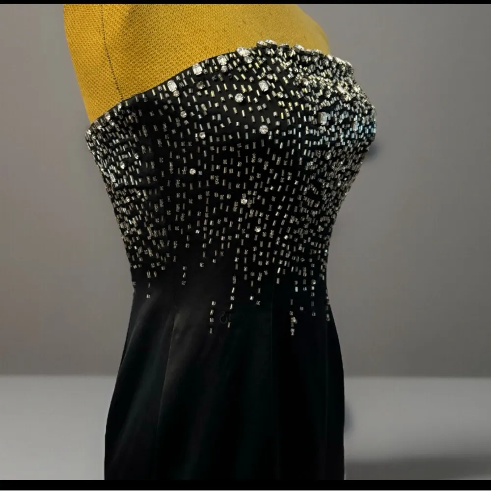 JASPER CONR AN Sexy Women's Long Evening Elegant Black Dress. Vintage Size 8 - Image 6