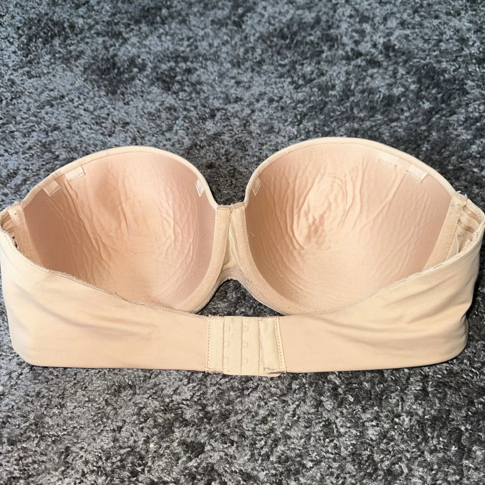 Soma Embraceable Strapless Multiway Bra Nude Bow Detail Size 38D no straps - Image 4