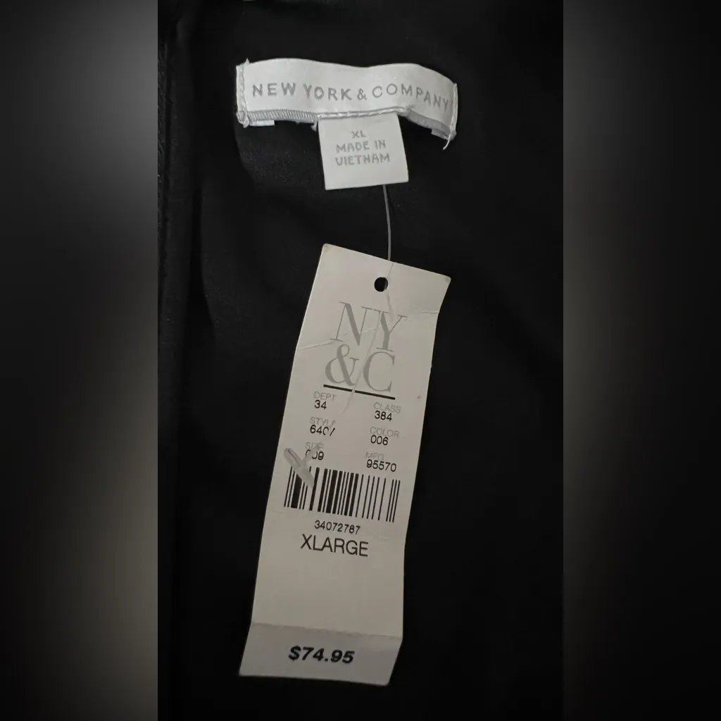 New York & Company Floral Asymmetrical Dress - Image 9