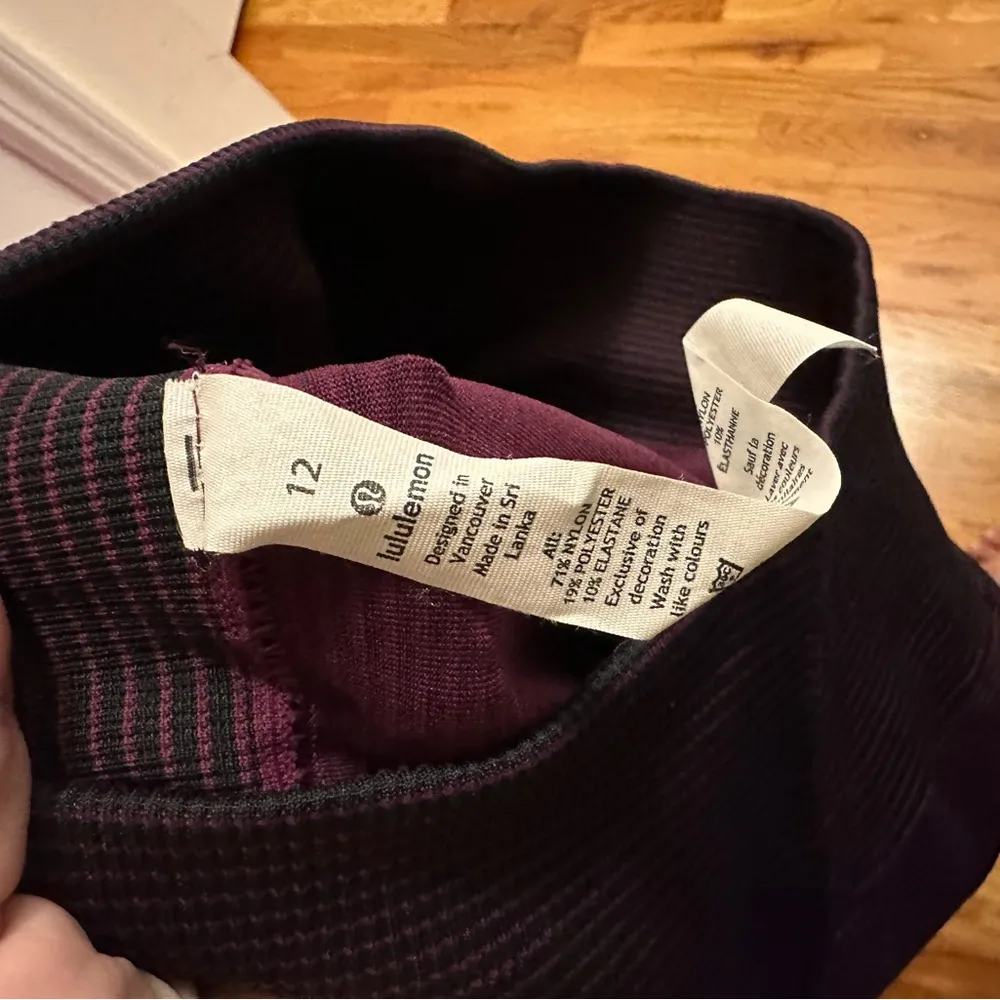 Lululemon Ebb to Train Tight *Wash Marvel / Black / Black - Image 6