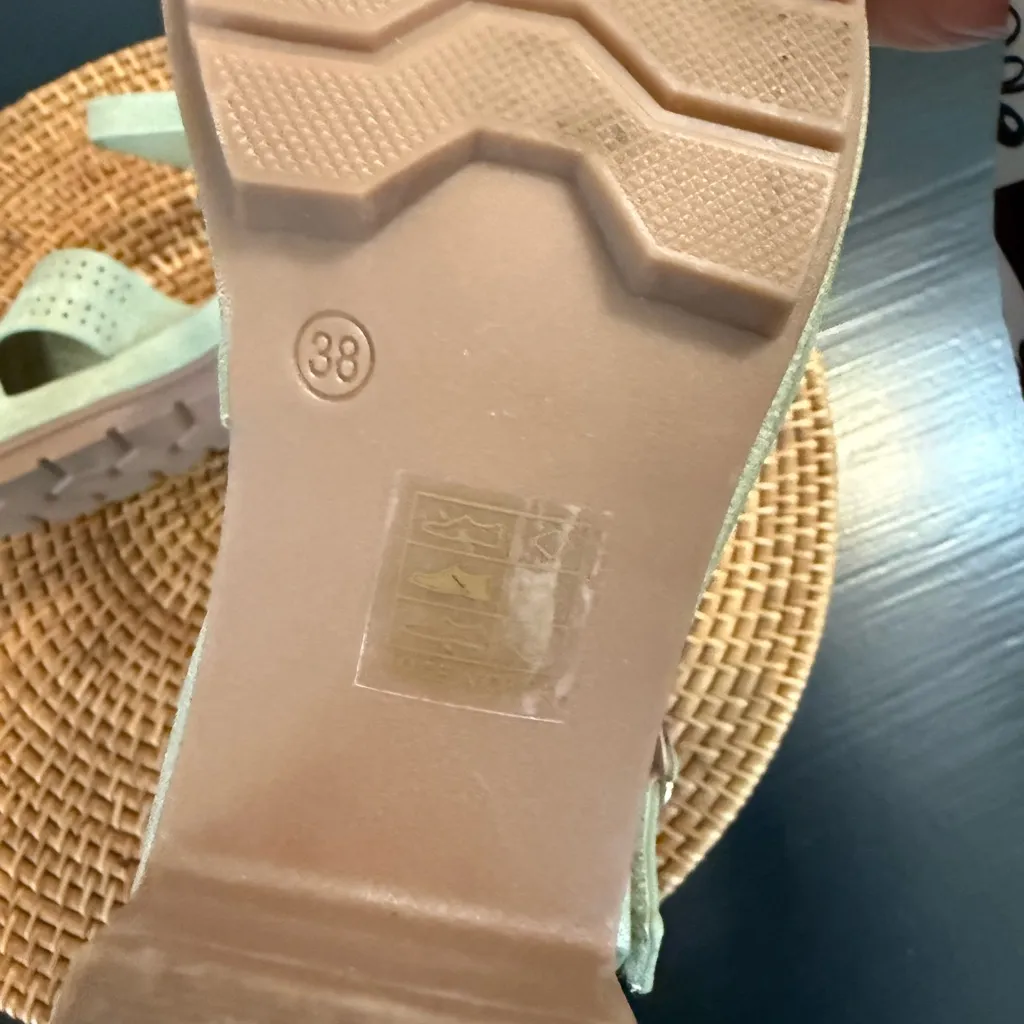 Patrizia Elegant Women's Sandals in Sage Green Size 7 - Image 7