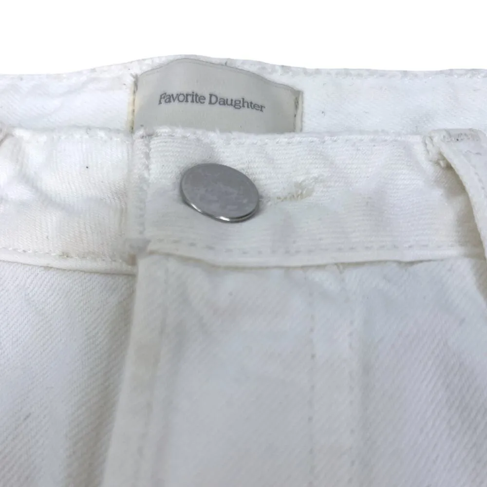 FAVORITE DAUGHTER | 26 | The Josie Whistler Boyfriend Short Jean In White - Image 4