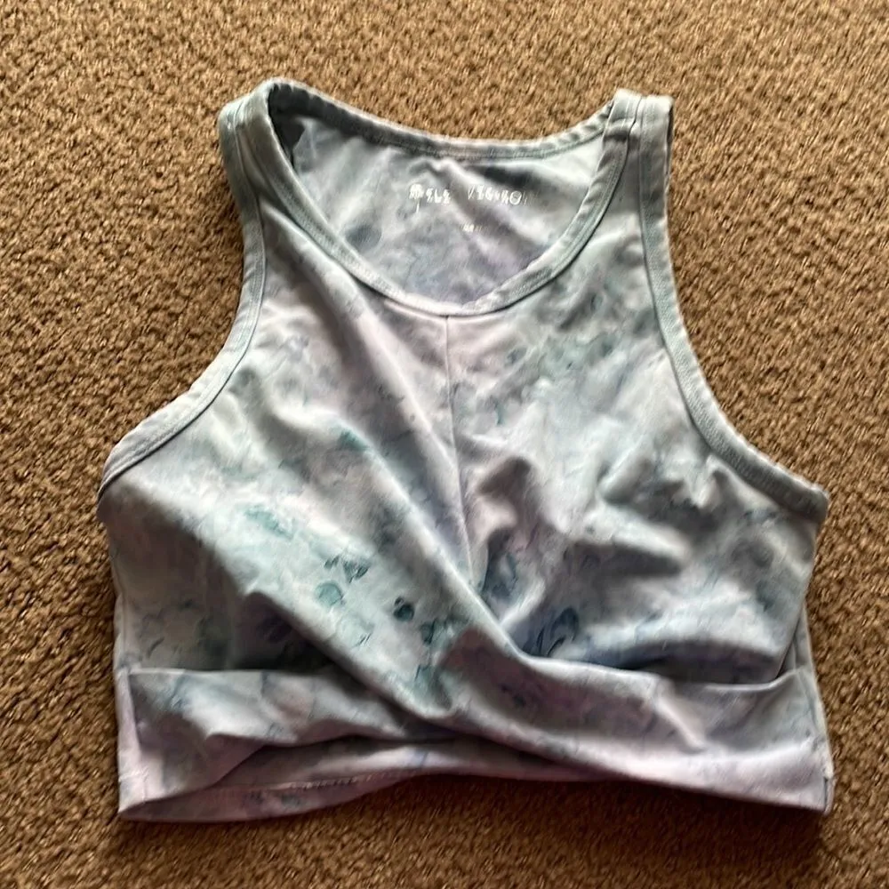 Electric & Rose Women’s Blue/Purple Sports Bra & Leggings Set - Image 7