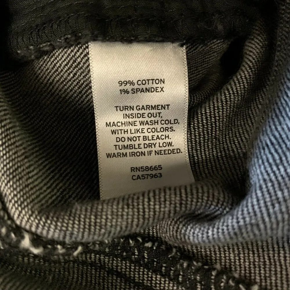 Bp Womens Black Wash High Waist Crop Straight Leg Jeans - Image 5