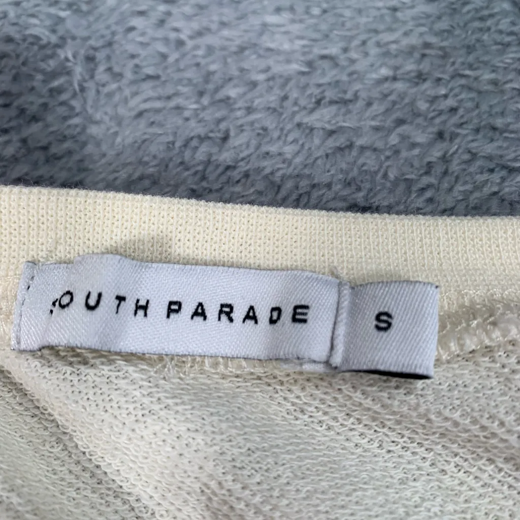 South parade sweatshirt no bad days palm trees small Green - Image 3