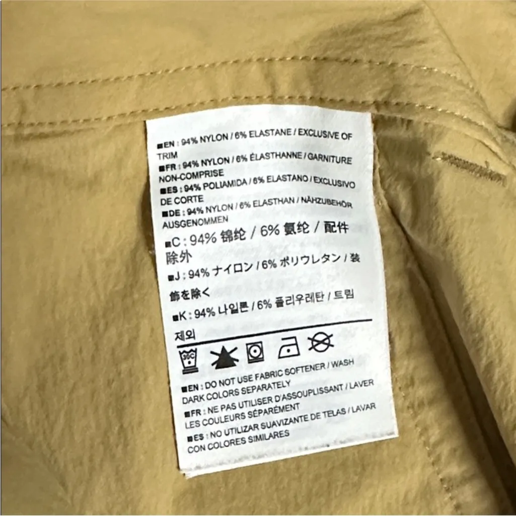 Arc’teryx Parapet Capri Lightweight Stretch Hiking Knickers Pants Camel Tan 8 - Image 14