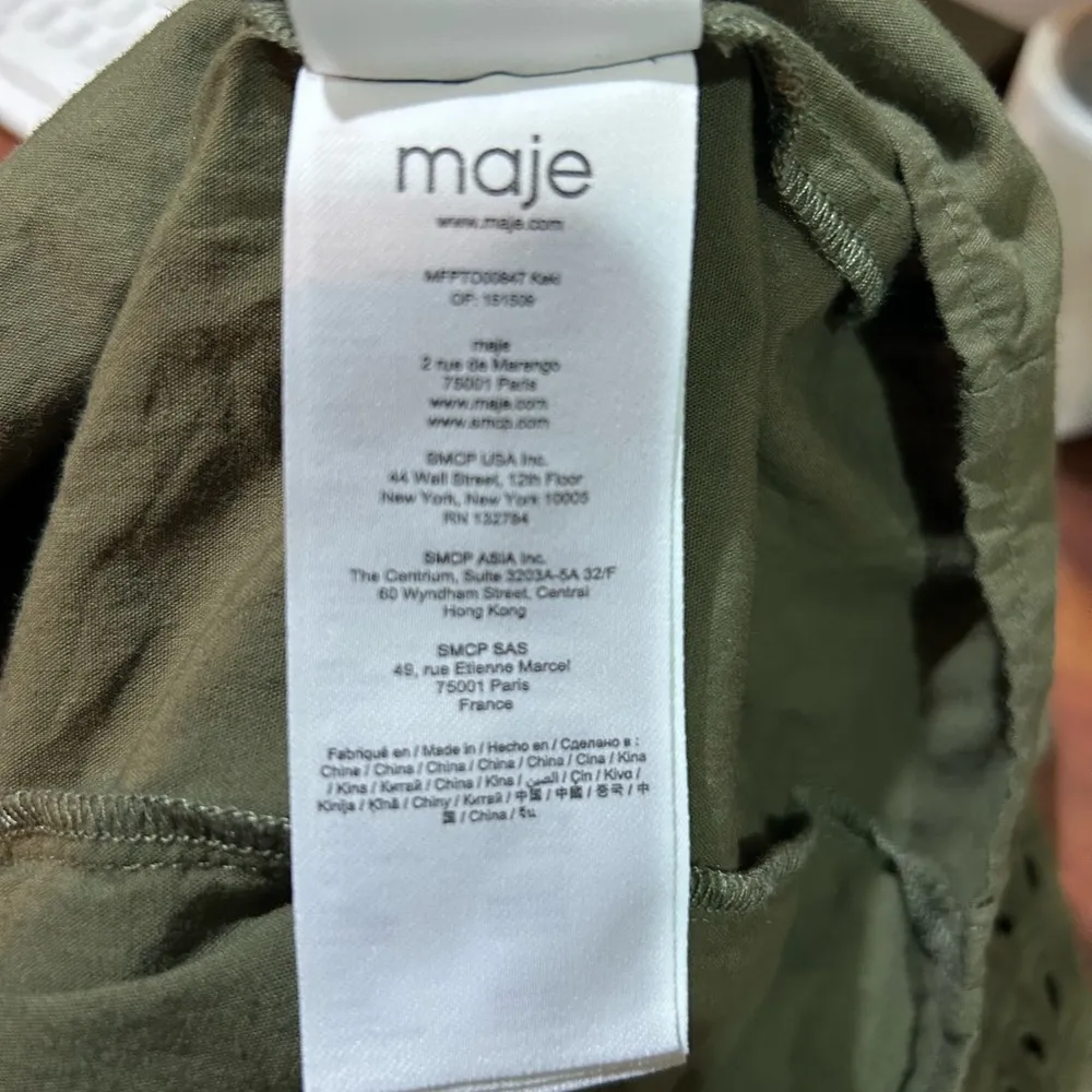 Maje Linode Eyelet Cotton Top Size 1 - Image 11