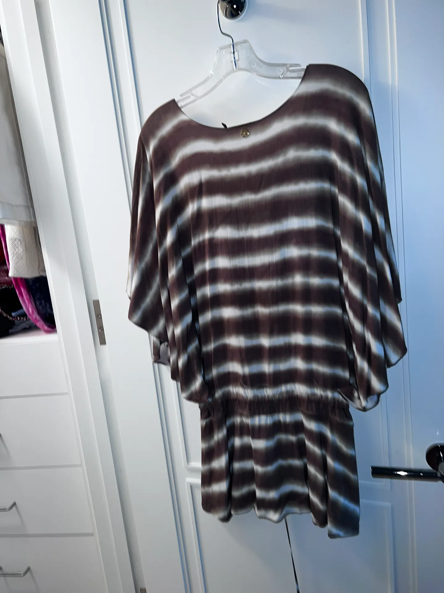 Vix Cleo yve bikini cover up in brown/Ivory Size XS - Image 2