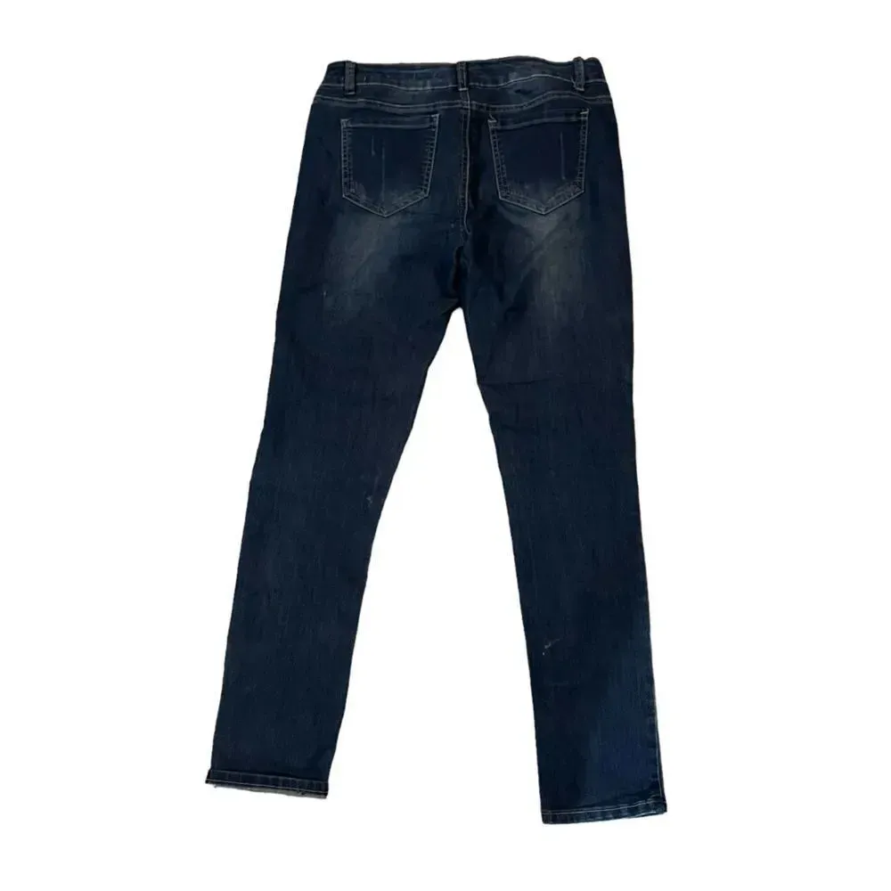 Wax Jean Dark Wash‎ Skinny Jeans Size 11 - Image 3