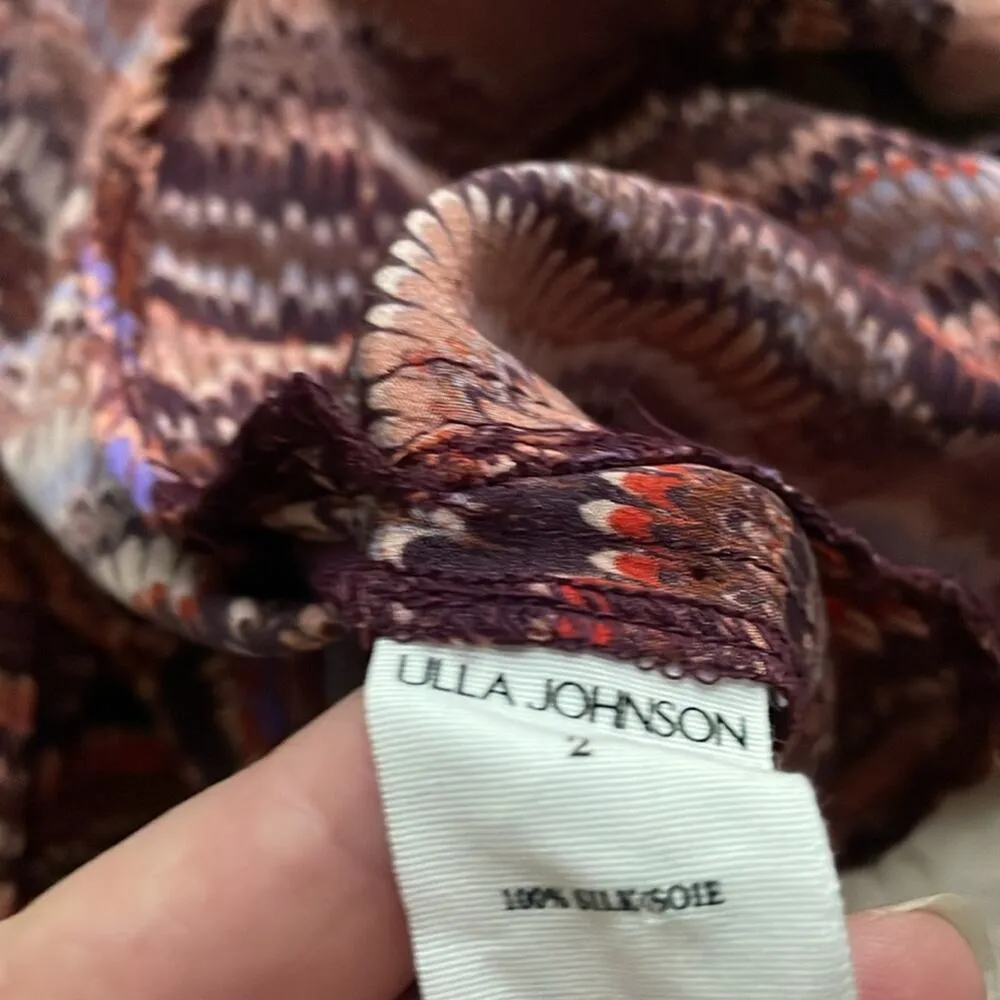 Ulla Johnson Alina Silk Short Purple Sapphire - Image 16