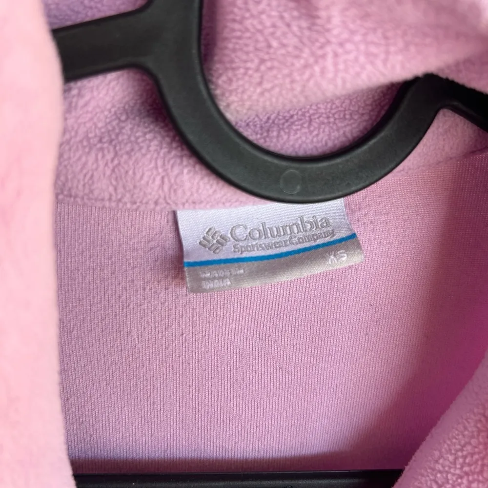 Columbia Light Pink Half-Zip Fleece - Image 3