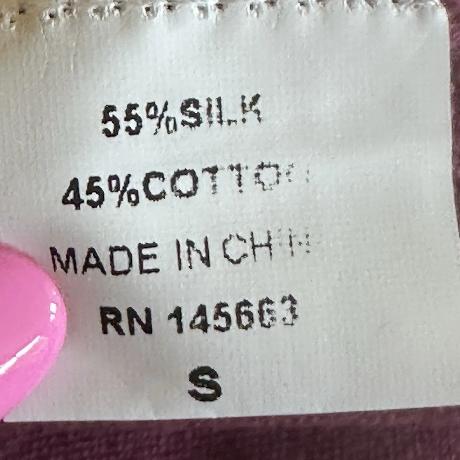 Islefield Purple Sweater Women's Size Small Silk Blend Equestrian Horse - Image 9