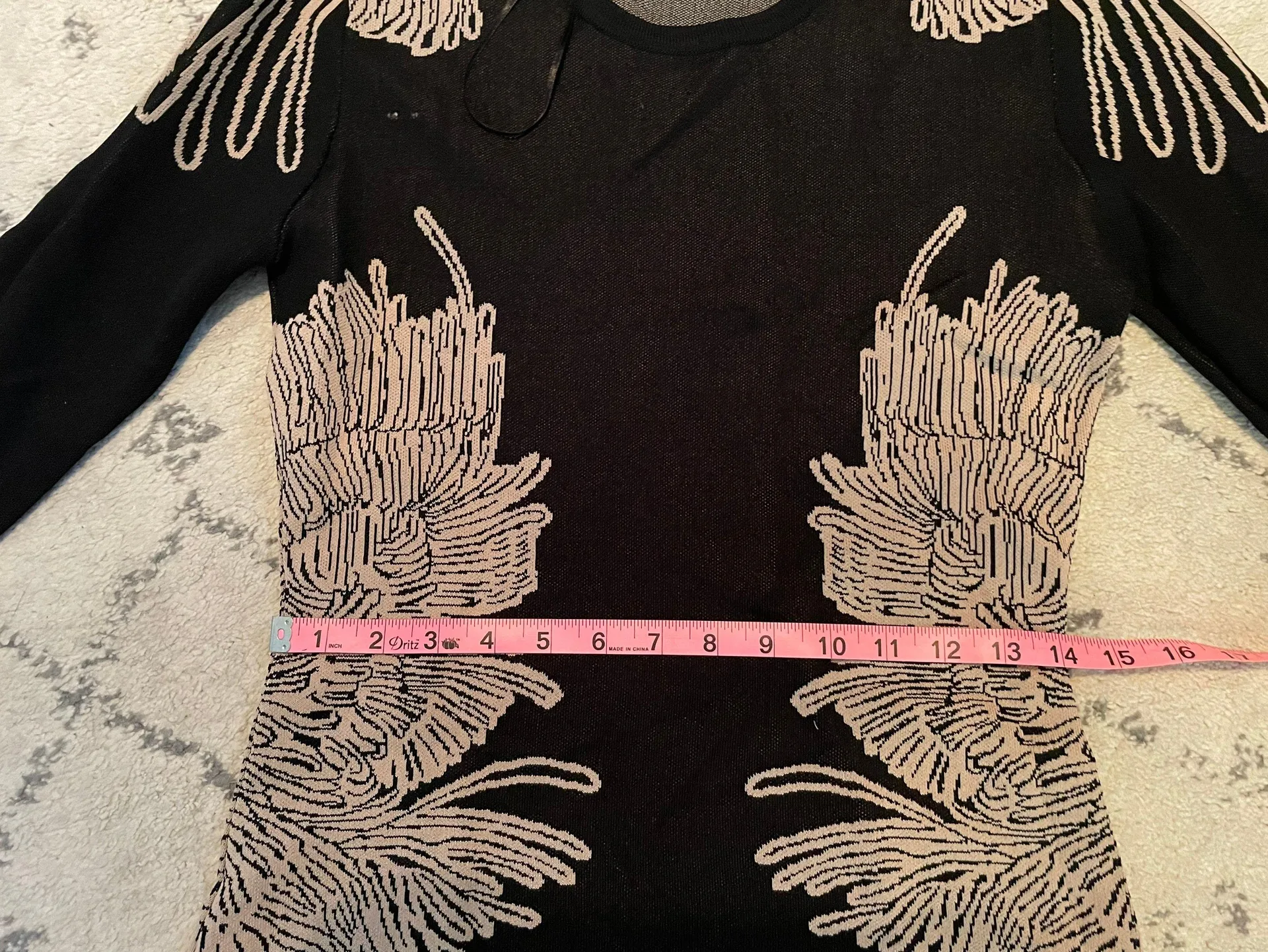 Aryeh Black Sweater Dress - Image 6