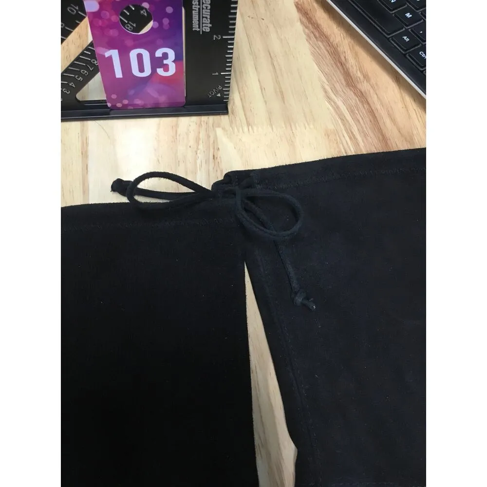 Stuart Weitzman Kirstie 90 Women's 4M Black Suede Over the Knee Round Toe Boots - Image 2