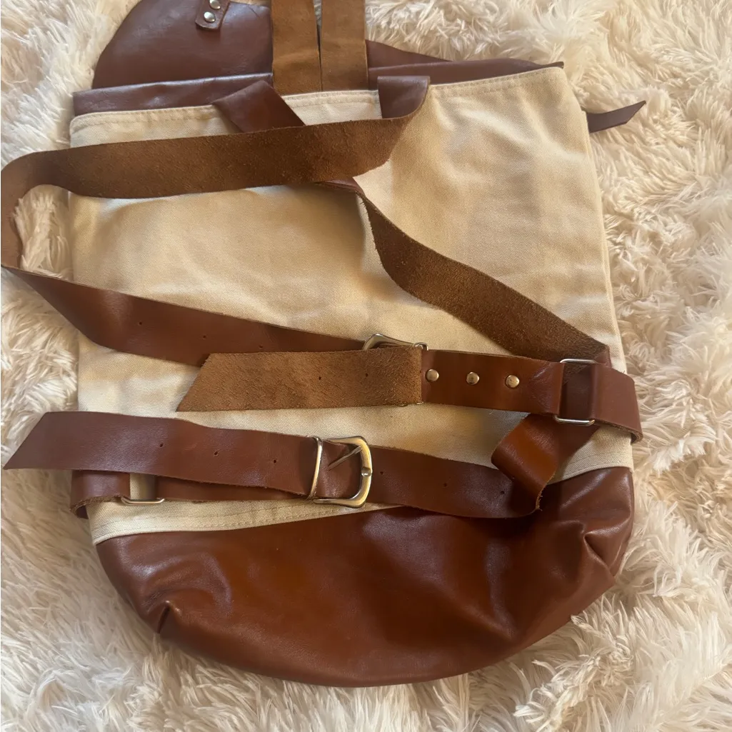 OTTO Brown and‎ Cream Backpack - Image 3