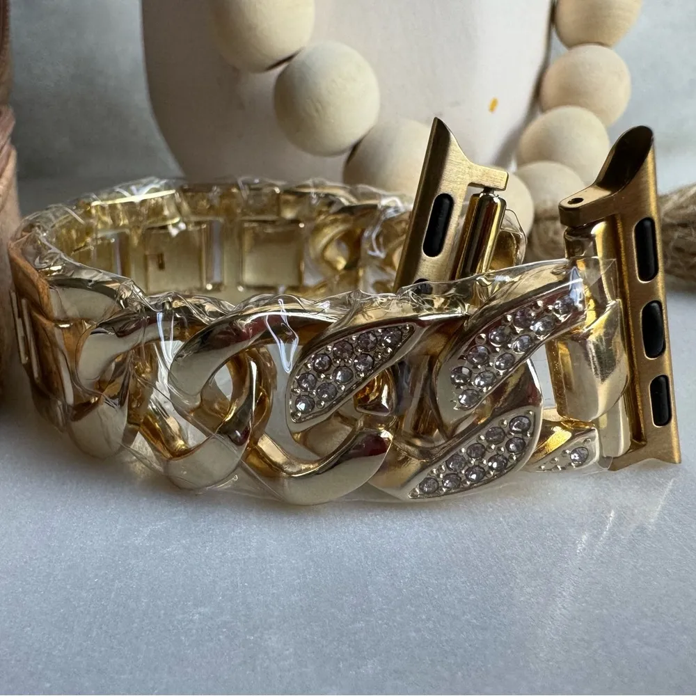 Glamwrist gold smart watch band - Image 3