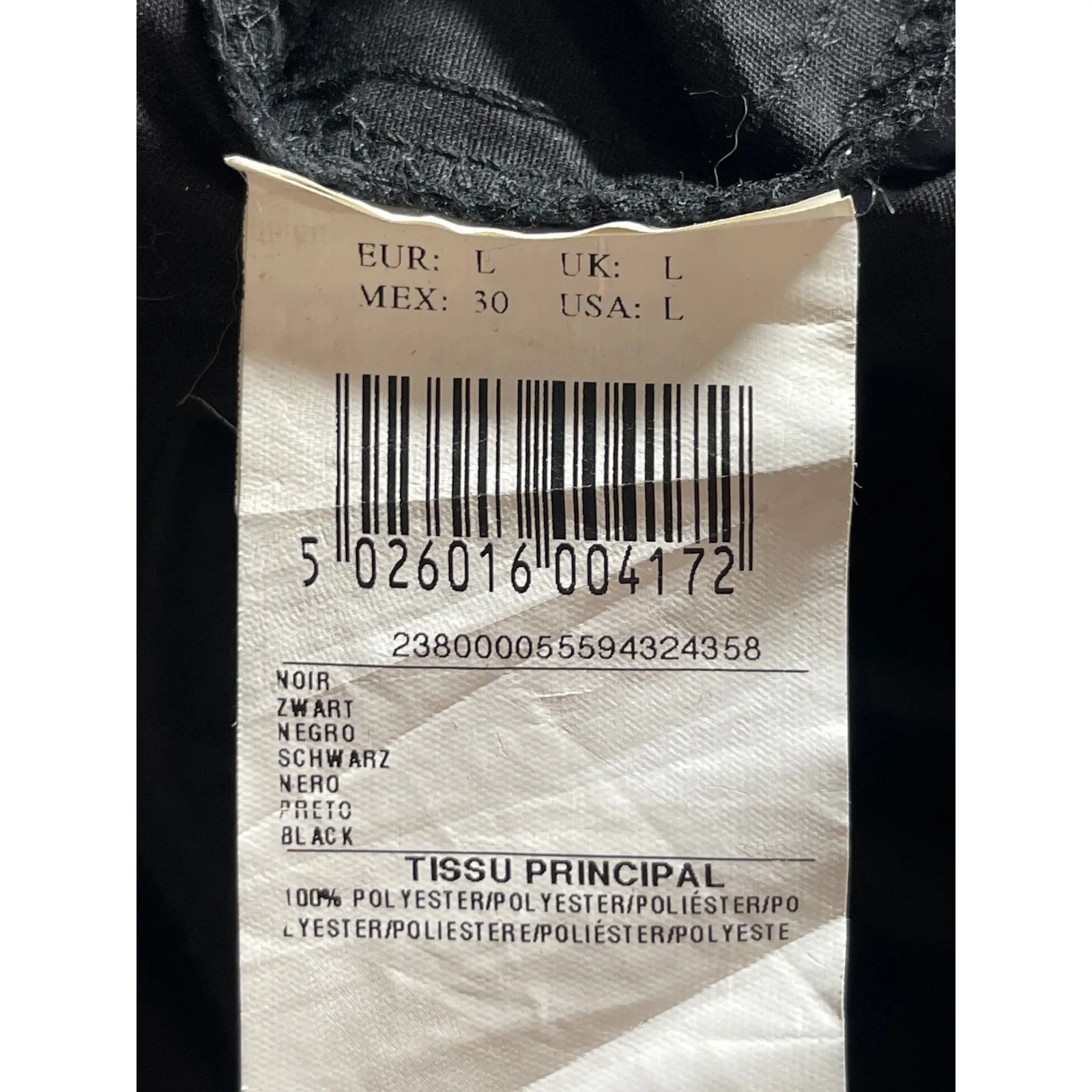 Jennyfer Black Studded Ruched Sleeveless Bandeau Corset Peplum Tank Tube Top L Size L - Image 5