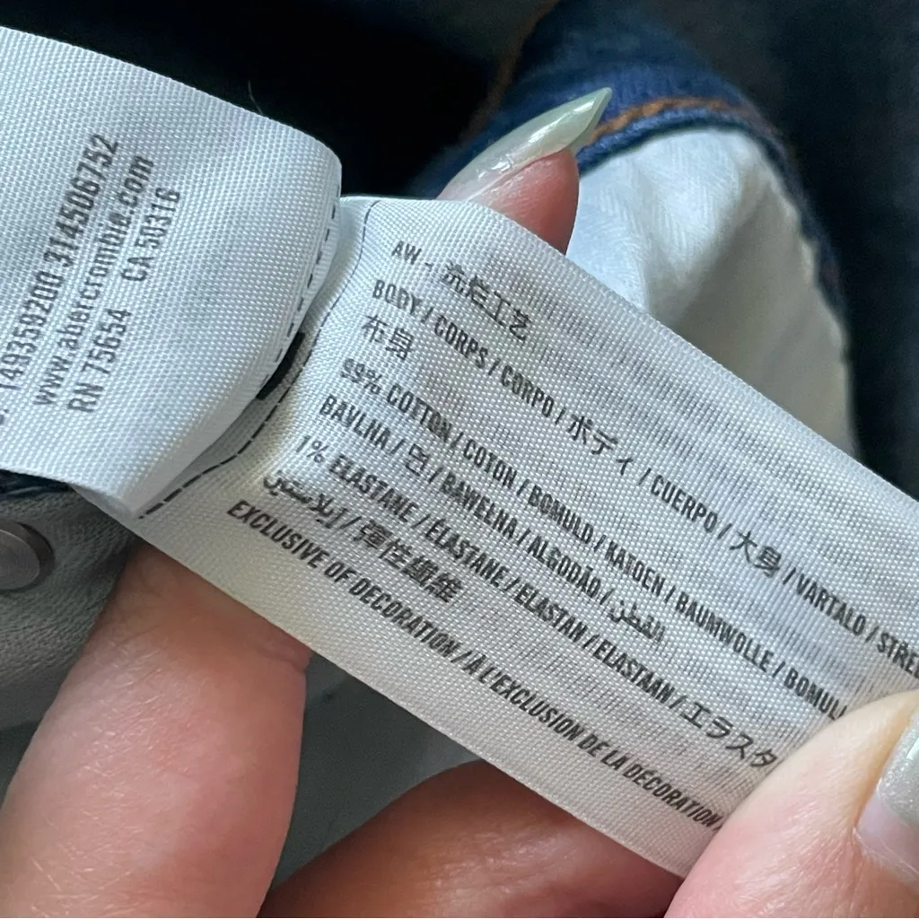 Abercrombie & Fitch The Cutoff Short High Rise Size 2 - Image 6