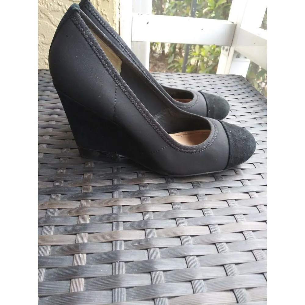 Tory Burch Wedge Heels Size 5 1/2 - Image 4