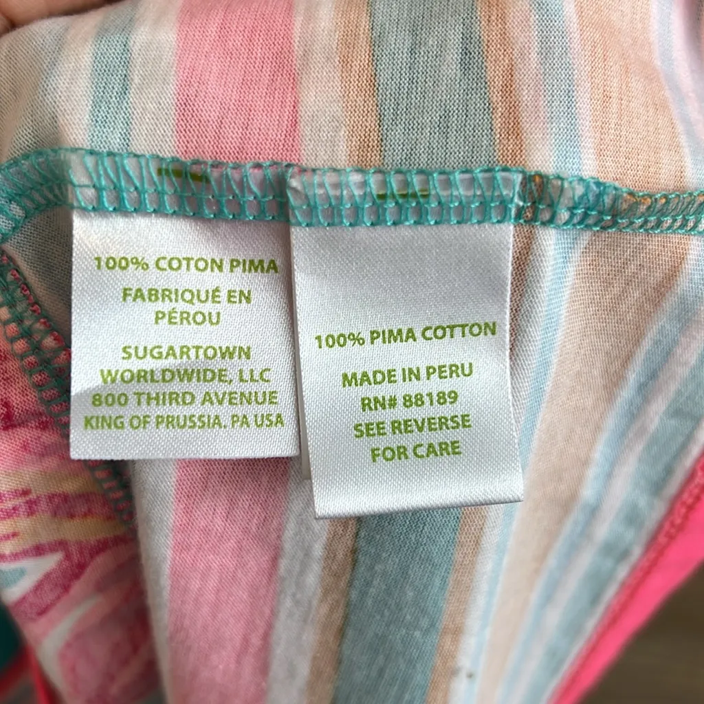 Lilly Pulitzer Ophelia Pima Cotton Jersey Knit Print Swing Dress, XS - Image 7