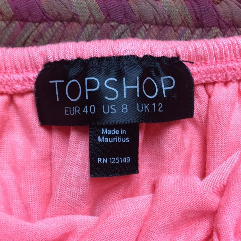 PINK OFF THE SHOULDER CROP TOP - Image 3