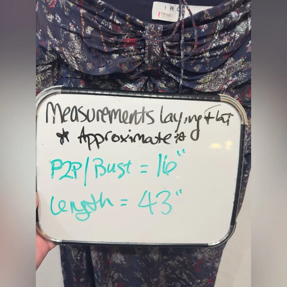 NWOT IRO Somov metallic paisley print halter dress size 42 or US size 10 - Image 15