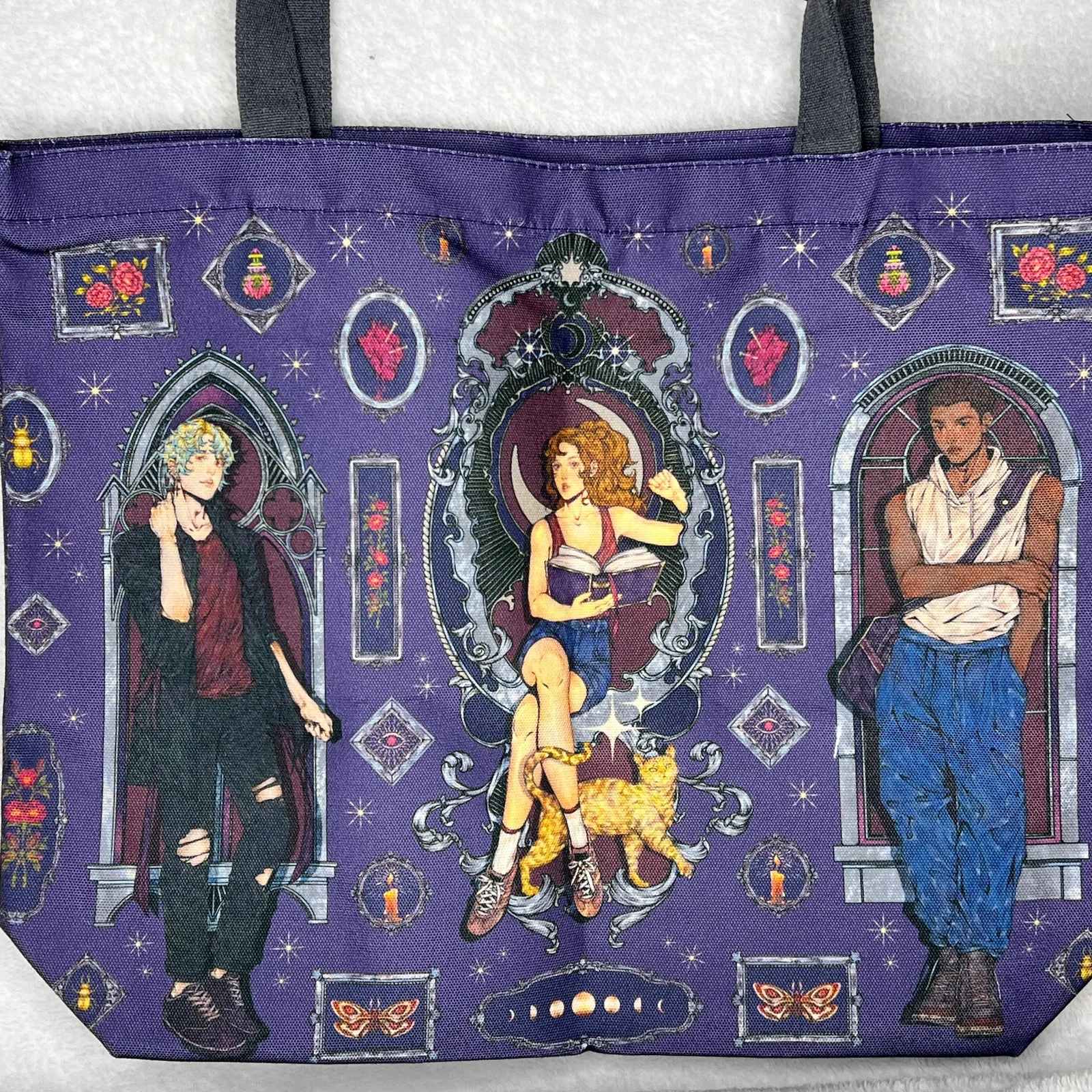 FairyLoot The Glittering Edge Tote Bag – Alyssa Villaire August 2025 Purple - Image 9