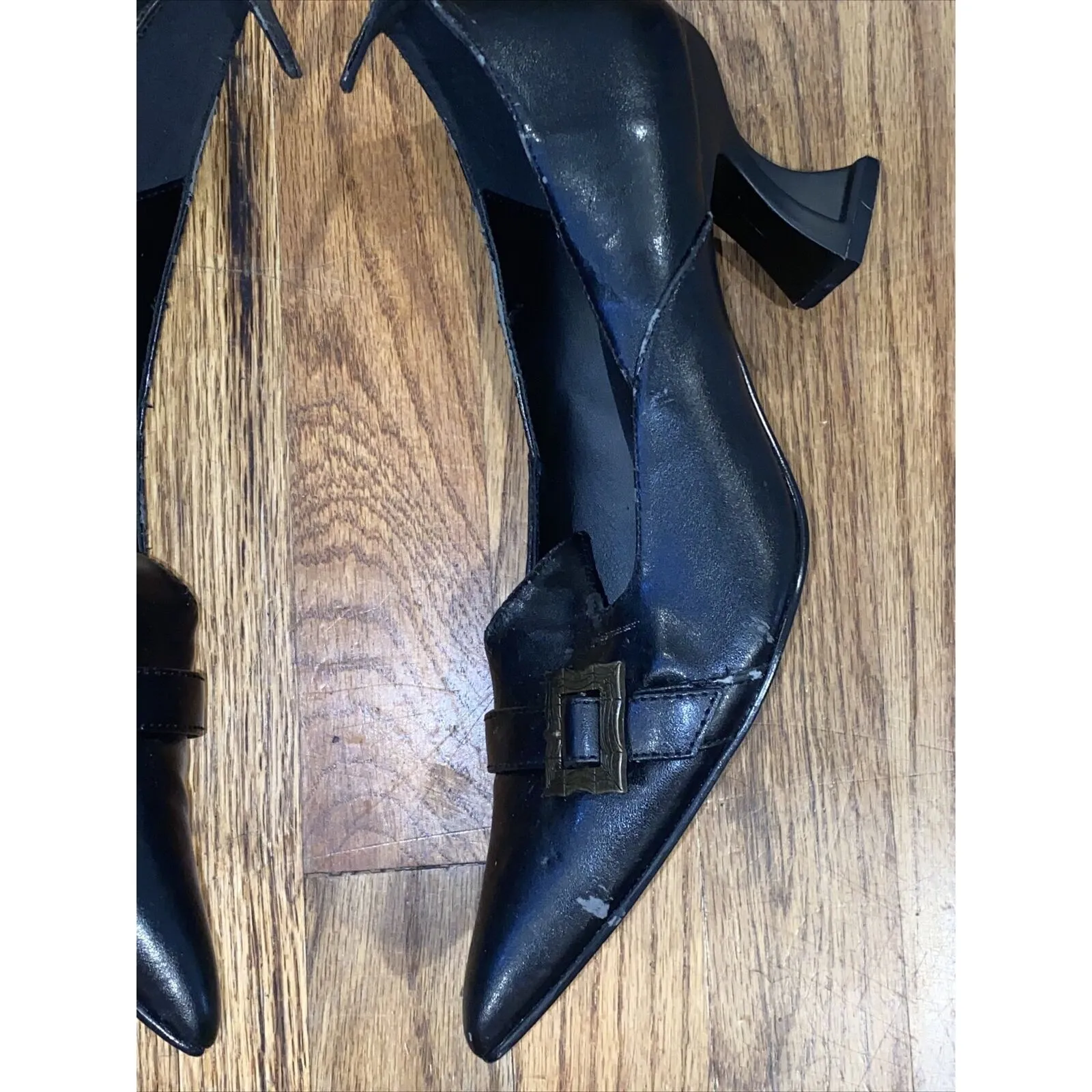 Fantasma Black Witch Shoes Sz 10? costume ￼Halloween Cosplay Renaissance Fair - Image 14