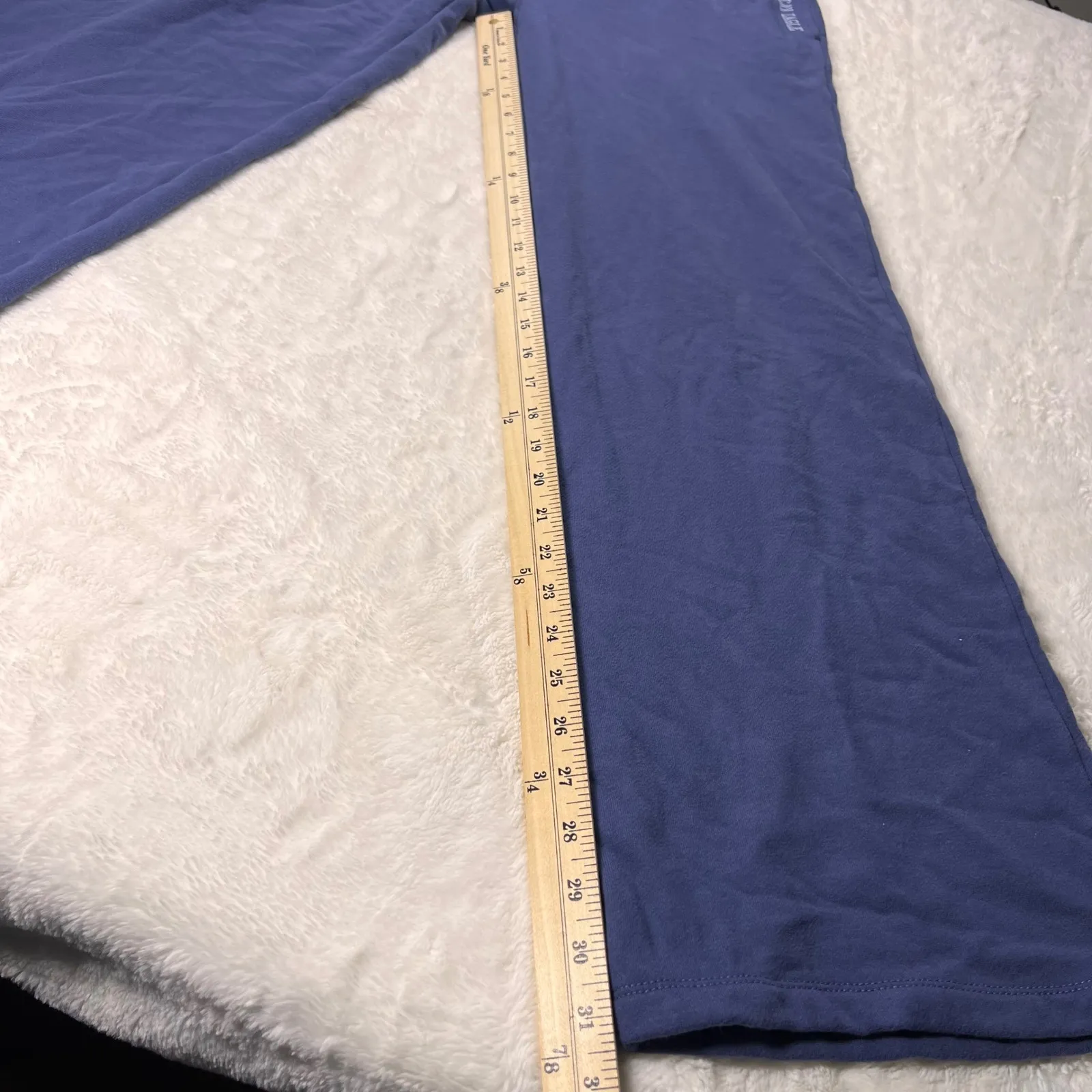 American Eagle Outfitters Navy Blue Sweatpants Joggers Logo Detail Women's S - Image 14